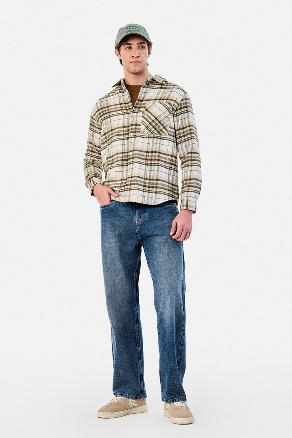 Image of Snitch Straight Fit Men Blue Jeans
