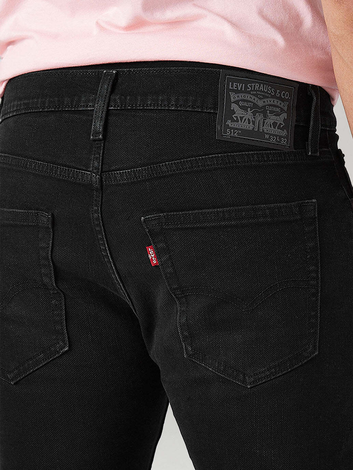 Image of LEVI'S Tapered Fit Men Black Jeans