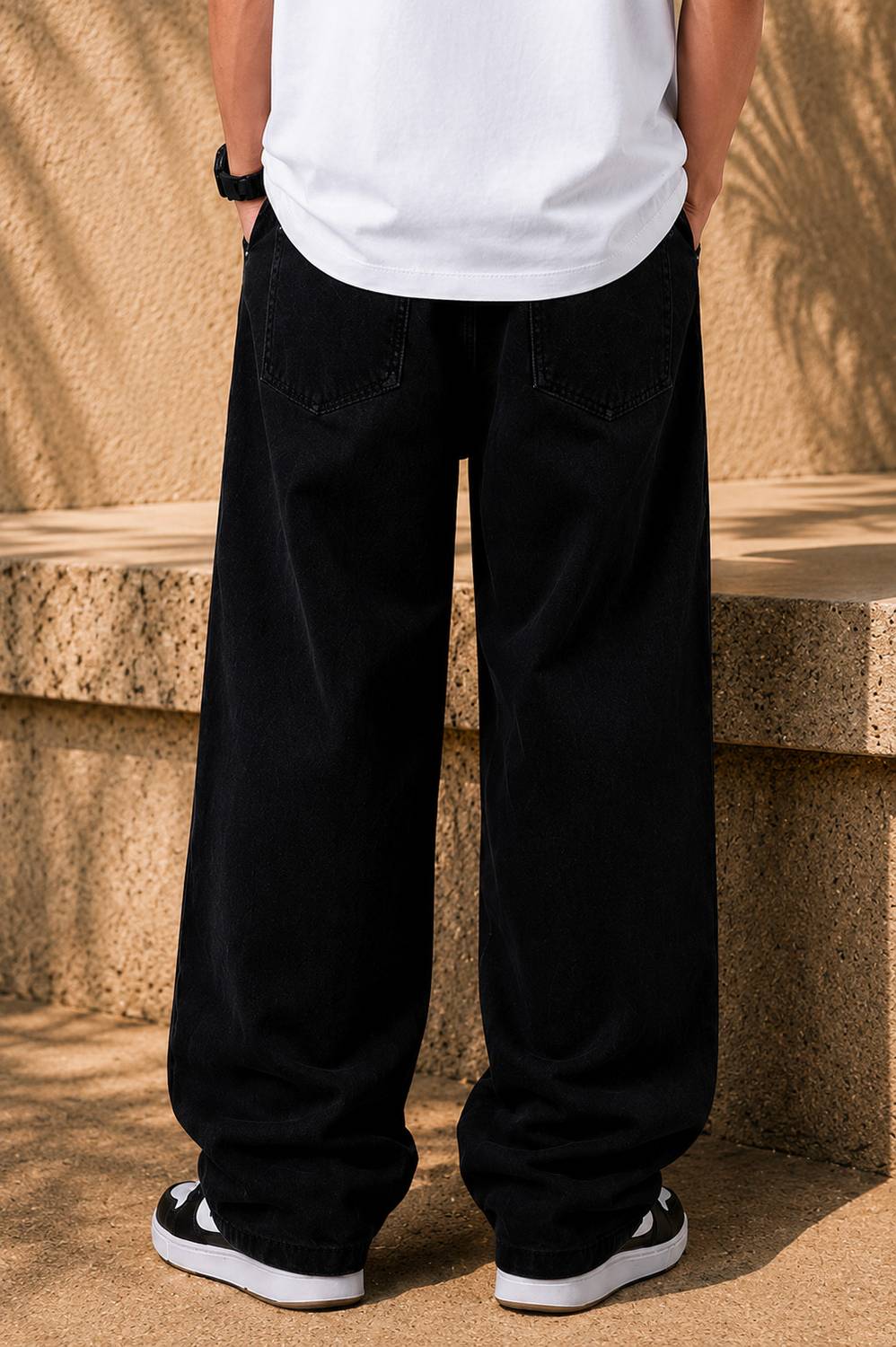 ARTVISION Loose Fit Boys Black Jeans - Image 2