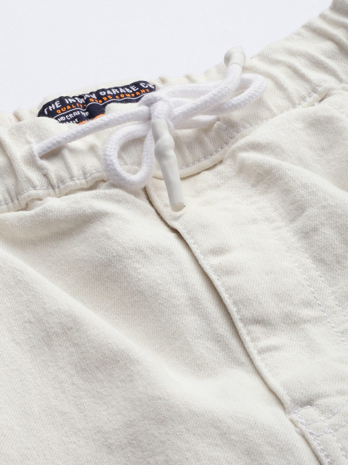 Image of The Indian Garage Co. Men White Jeans