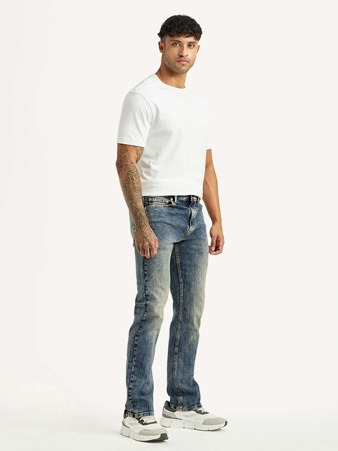 Image of LEVI'S Straight Fit Men Blue Jeans