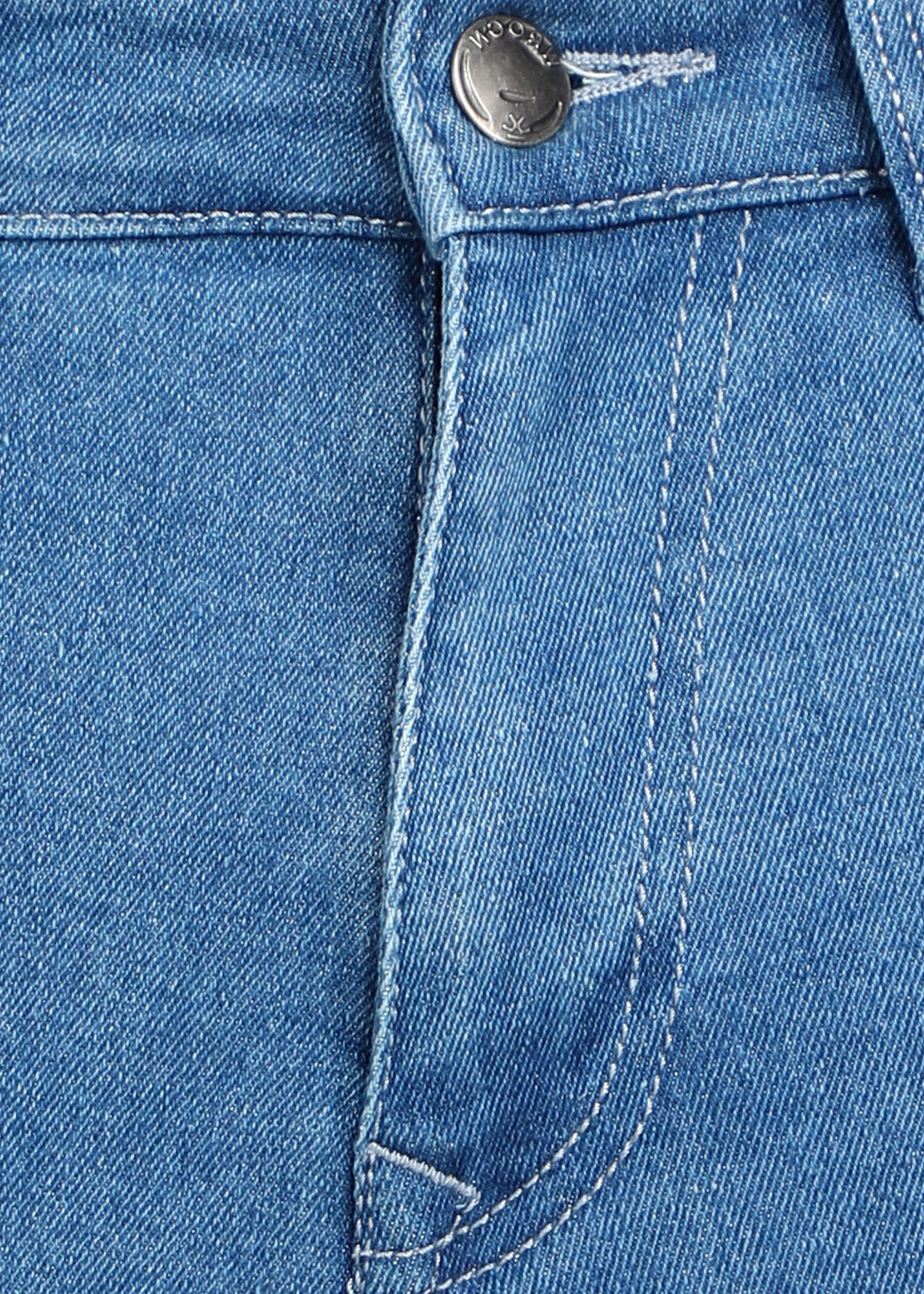 Image of WROGN Slim Men Blue Jeans