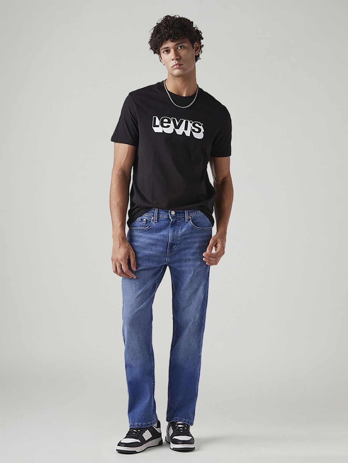 Image of LEVI'S Straight Fit Men Blue Jeans
