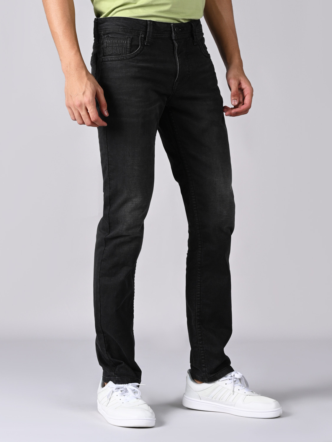 Image of INTEGRITI Slim Men Black Jeans
