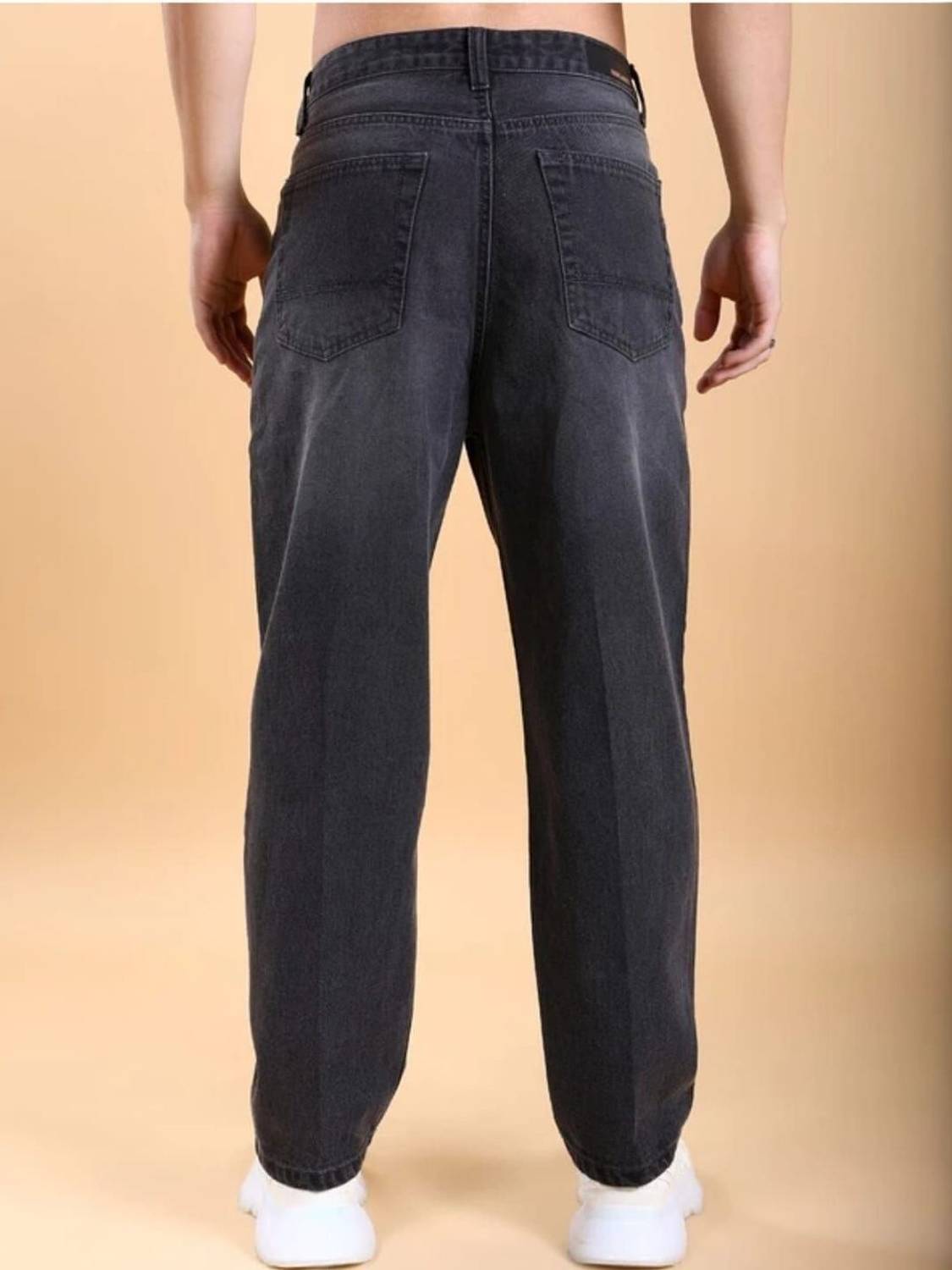 Encrypt Loose Fit Men Black Jeans - Image 2