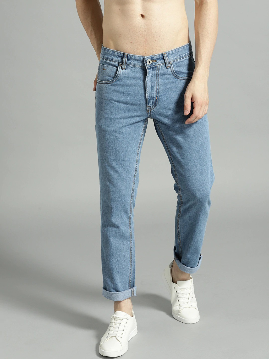Image of Roadster Slim Men Light Blue Jeans