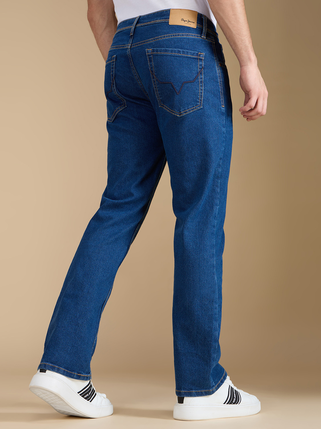 Image of Pepe Jeans Boot-Leg Men Dark Blue Jeans