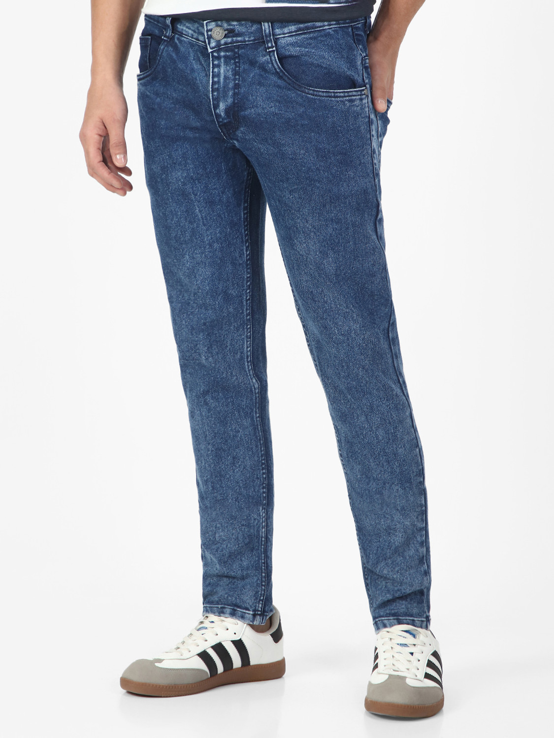 Image of Urbano Fashion Regular Men Blue Jeans