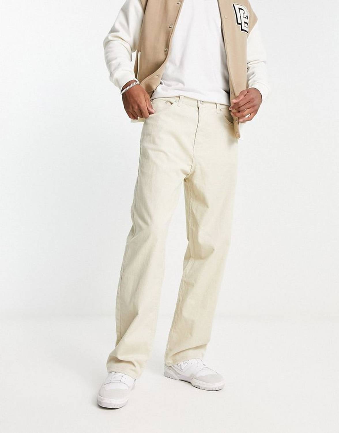 RileyRush Relaxed Fit Men Beige Jeans - Image 5