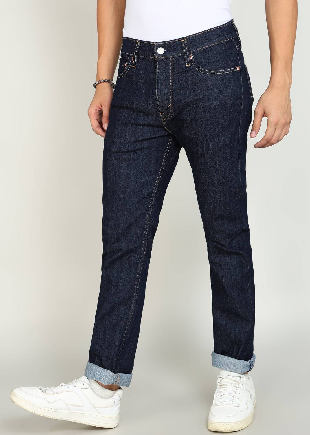 Image of LEVI'S Slim Men Dark Blue Jeans