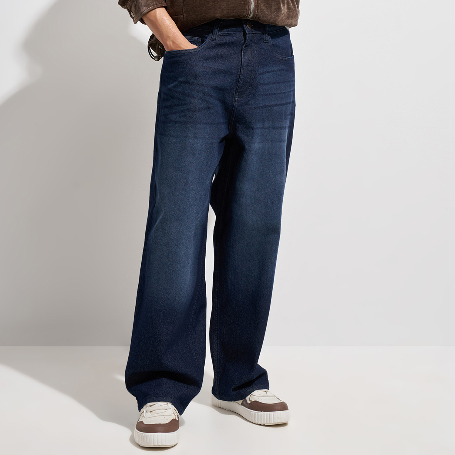 Image of HIGHLANDER Loose Fit Men Blue Jeans