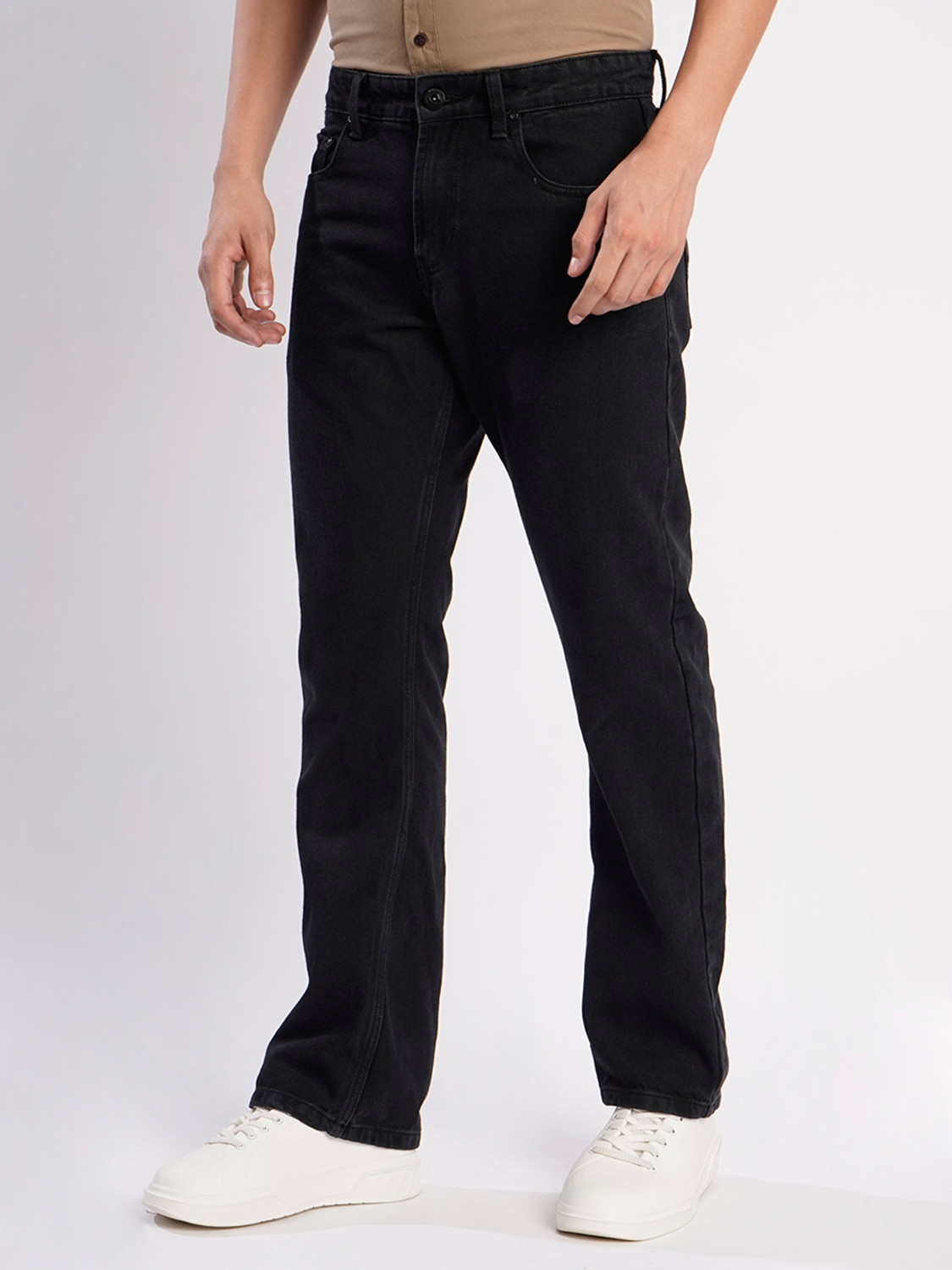 Image of Roadster Boot-Leg Men Black Jeans