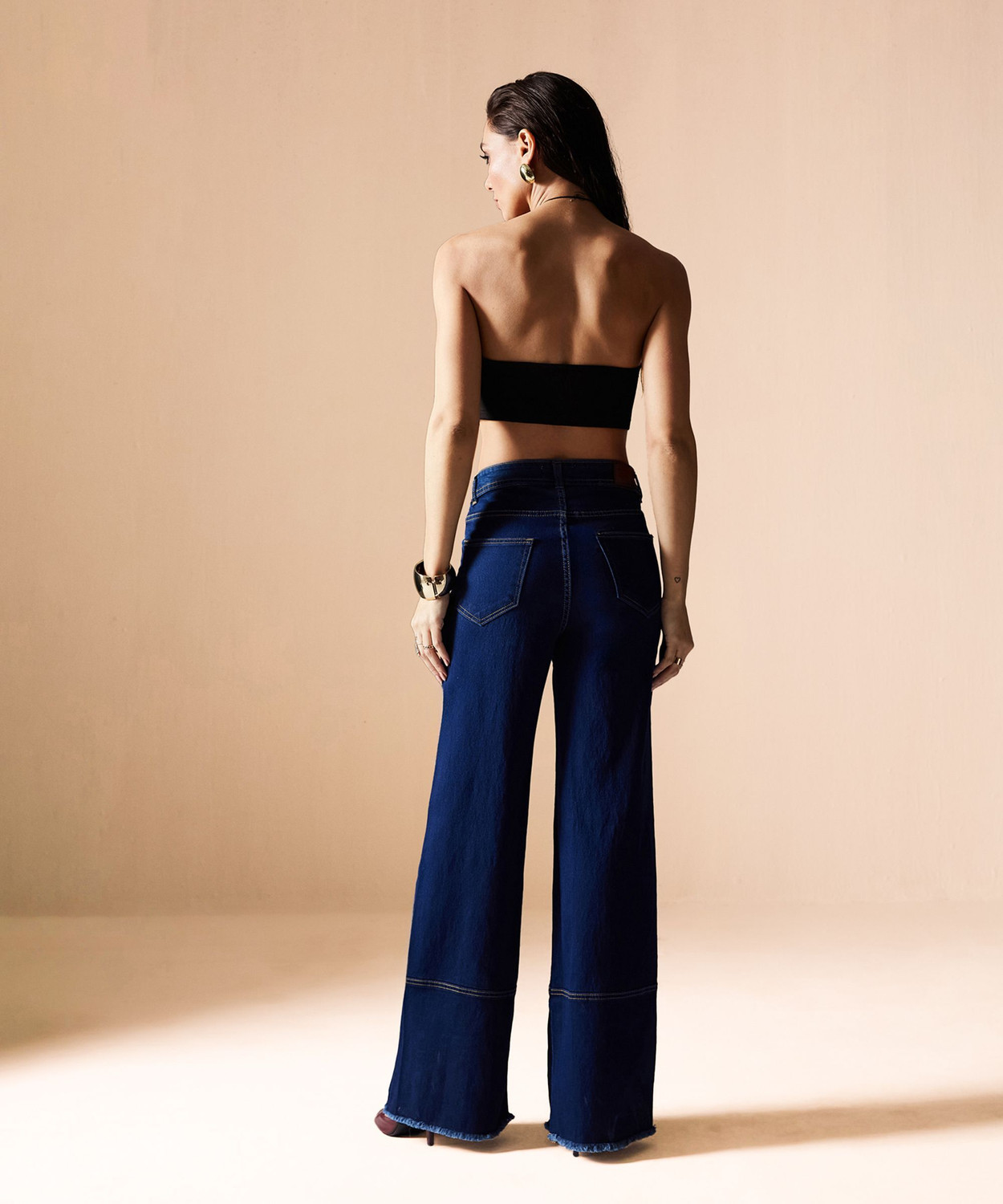 Image of Miss Chase Boot-Leg Women Blue Jeans