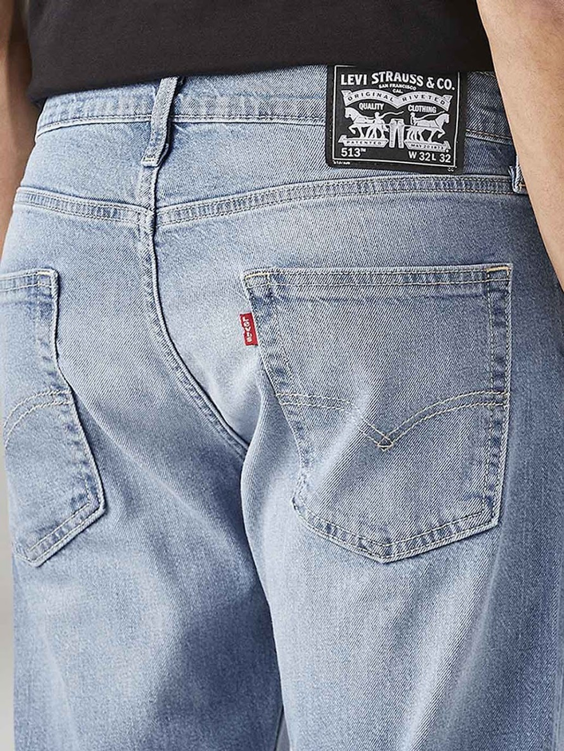 Image of LEVI'S Straight Fit Men Light Blue Jeans