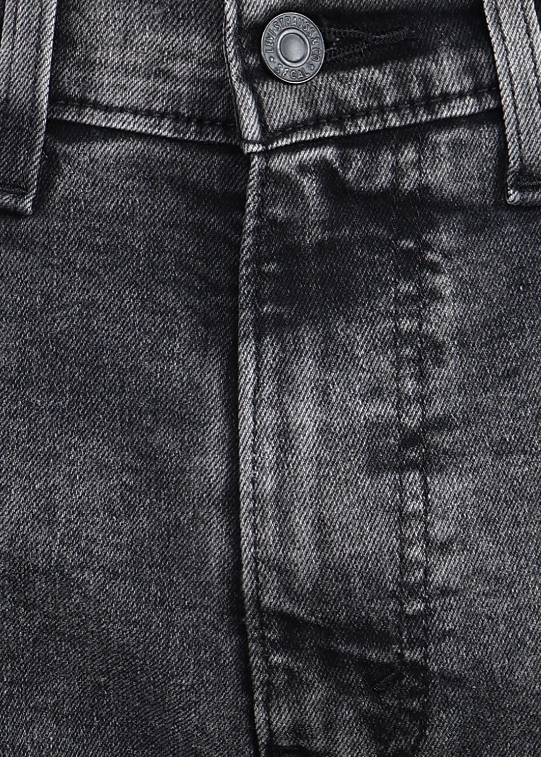 Image of LEVI'S Straight Fit Men Black Jeans