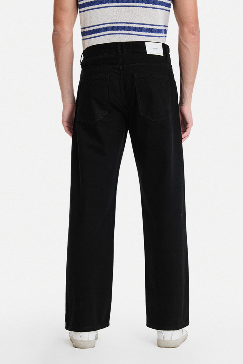 Image of Snitch Loose Fit Men Black Jeans