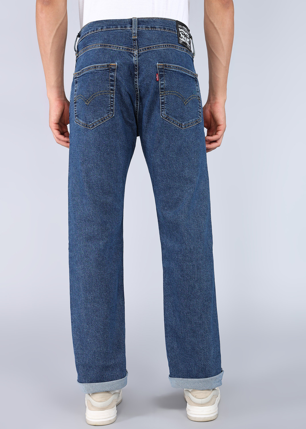 Image of LEVI'S Straight Fit Men Blue Jeans