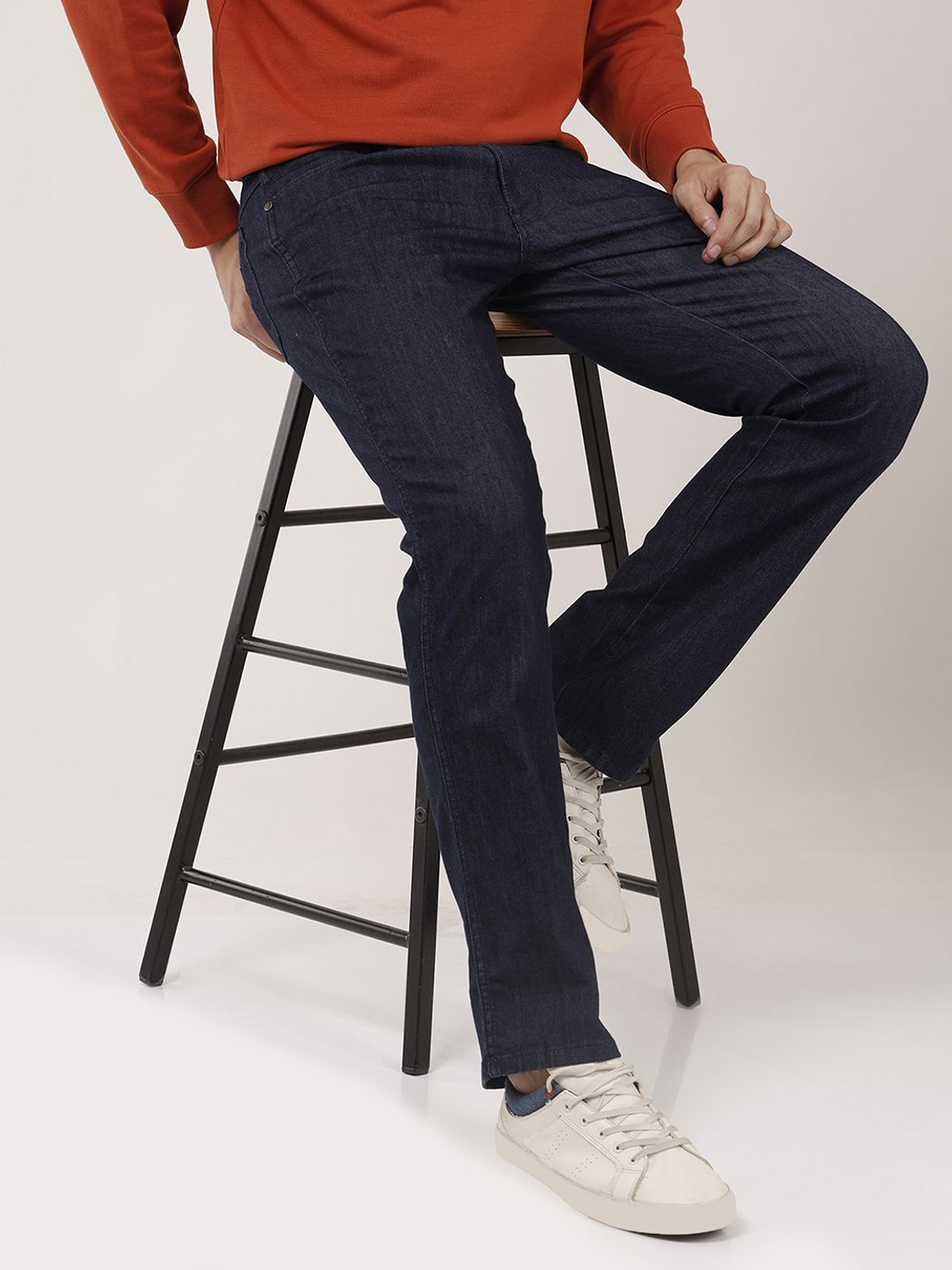 Image of Wrangler Regular Men Blue Jeans