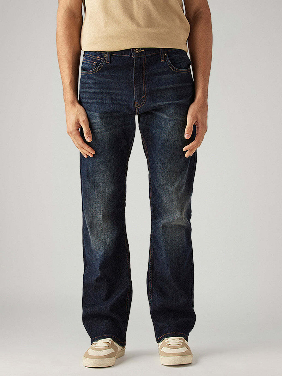 Image of LEVI'S Boot-Leg Men Dark Blue Jeans