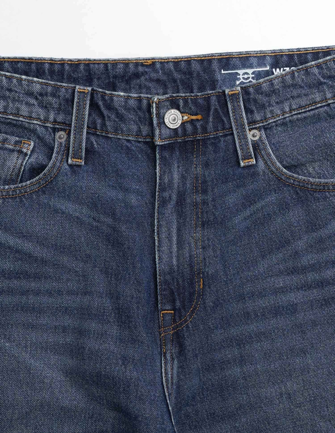 Image of FLYING MACHINE Loose Fit Men Blue Jeans