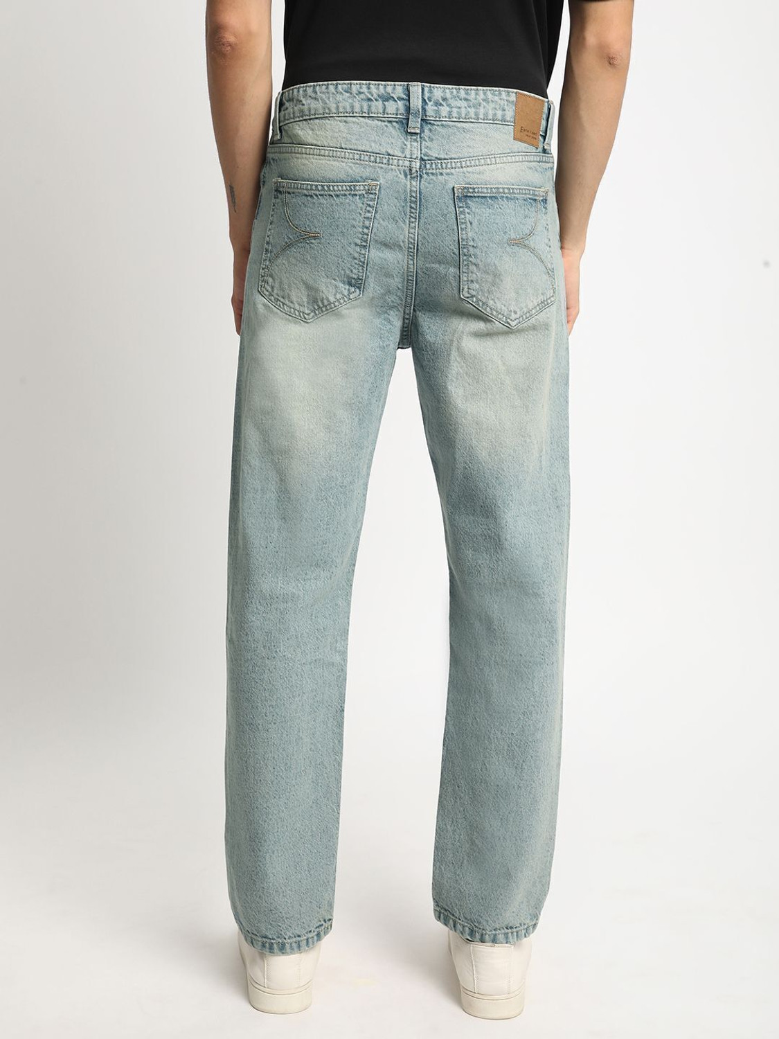 Image of Bene Kleed Relaxed Fit Men Blue Jeans