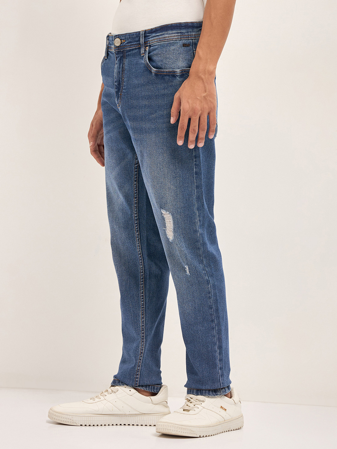 Image of THE BEAR HOUSE Slim Men Blue Jeans