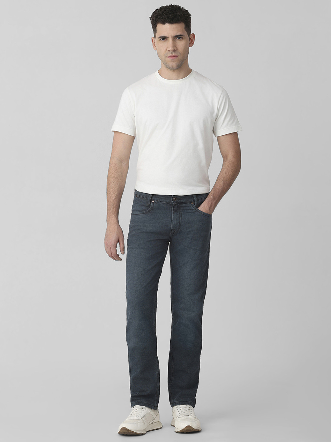 Image of MUFTI Slim Men Grey Jeans