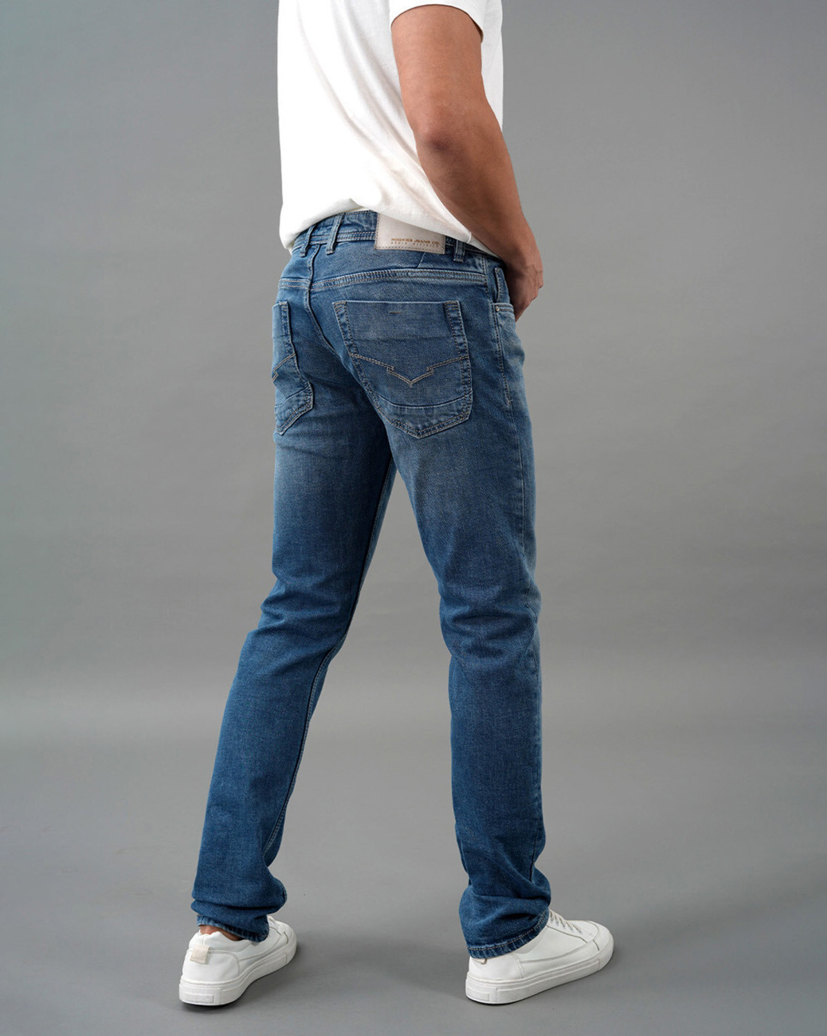 Image of ROOKIES Slim Men Blue Jeans