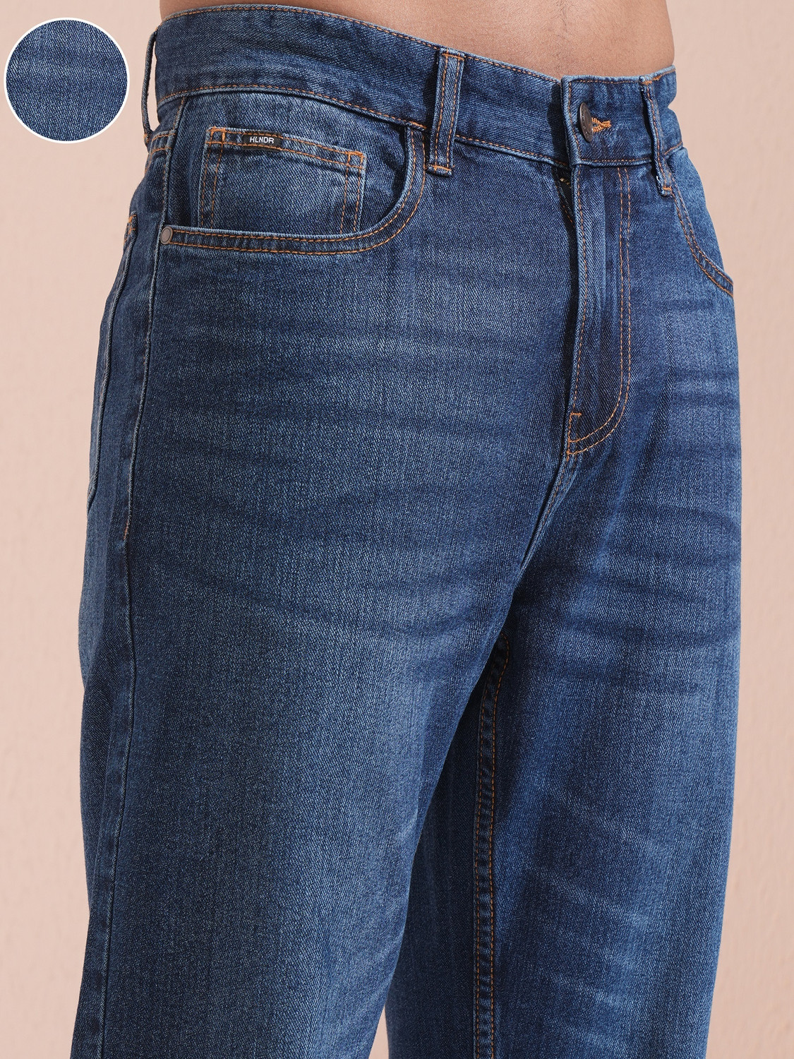 Image of HIGHLANDER Relaxed Fit Men Blue Jeans