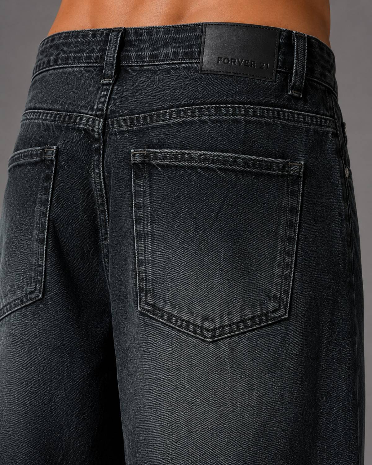 sanedi Baggy Fit Men Black Jeans - Image 4