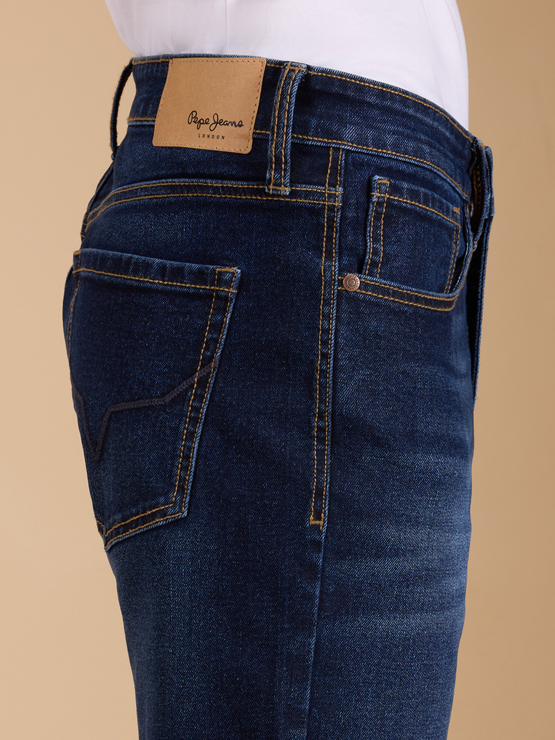 Image of Pepe Jeans Slim Men Dark Blue Jeans