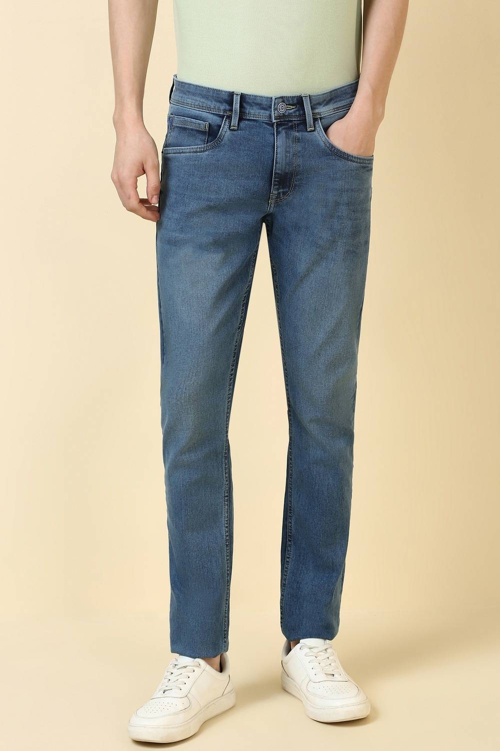 Allen Solly Slim Men Blue Jeans