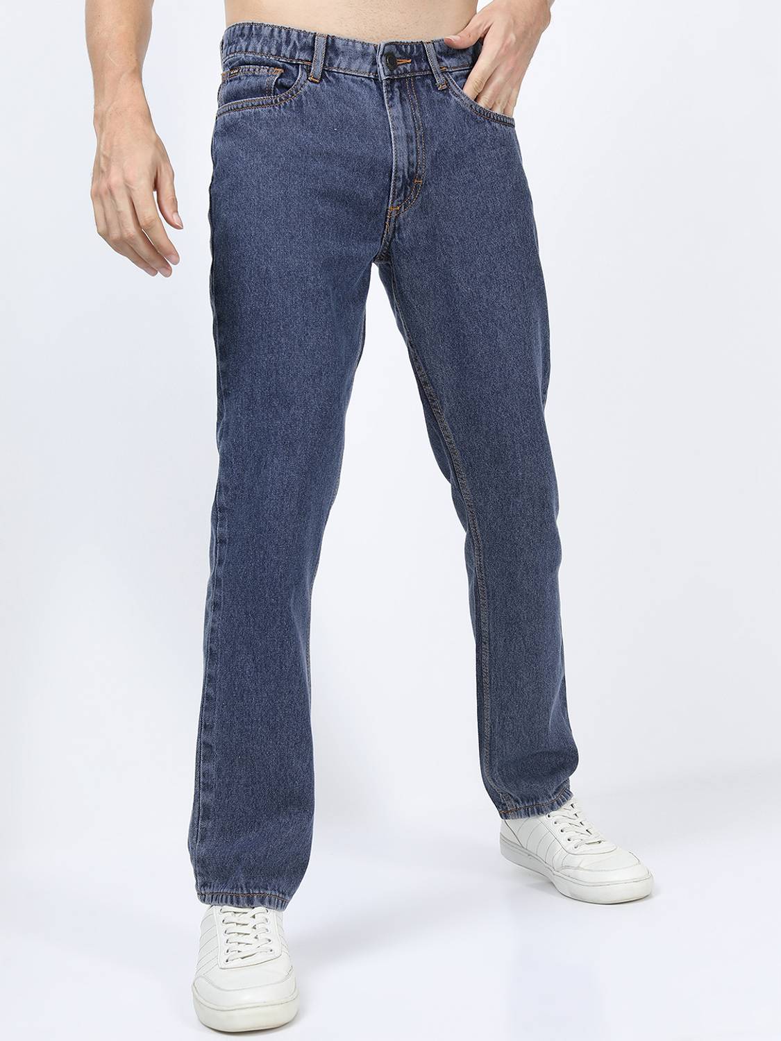 HIGHLANDER Straight Fit Men Blue Jeans