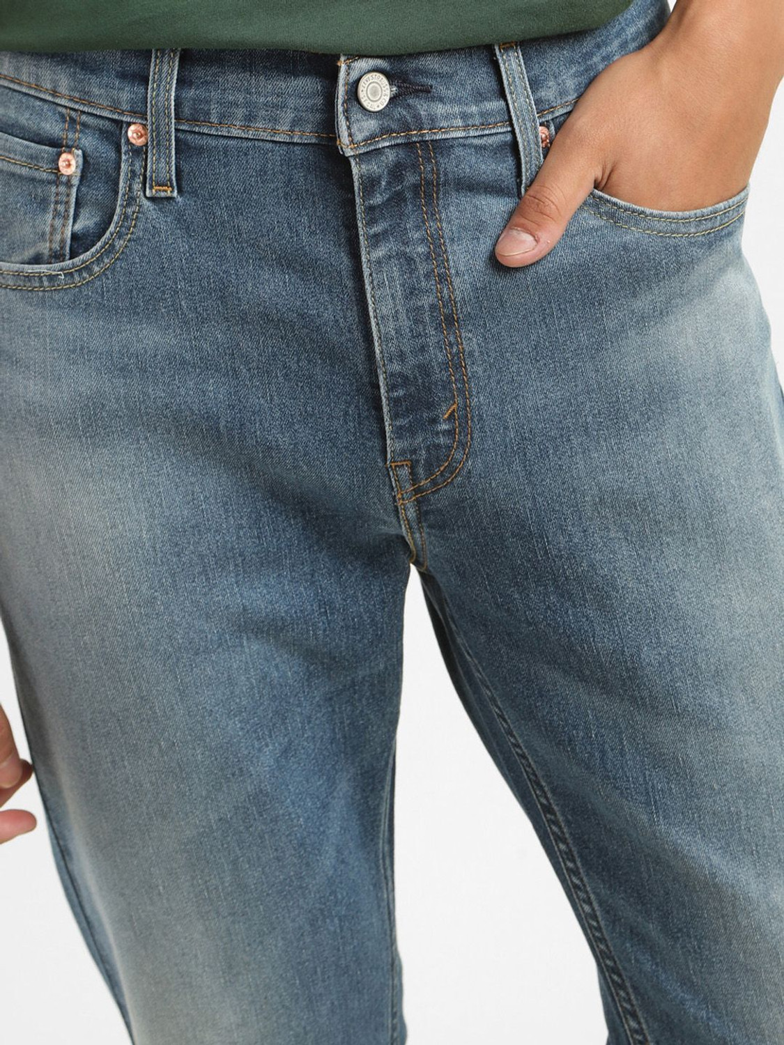 Image of LEVI'S Tapered Fit Men Blue Jeans