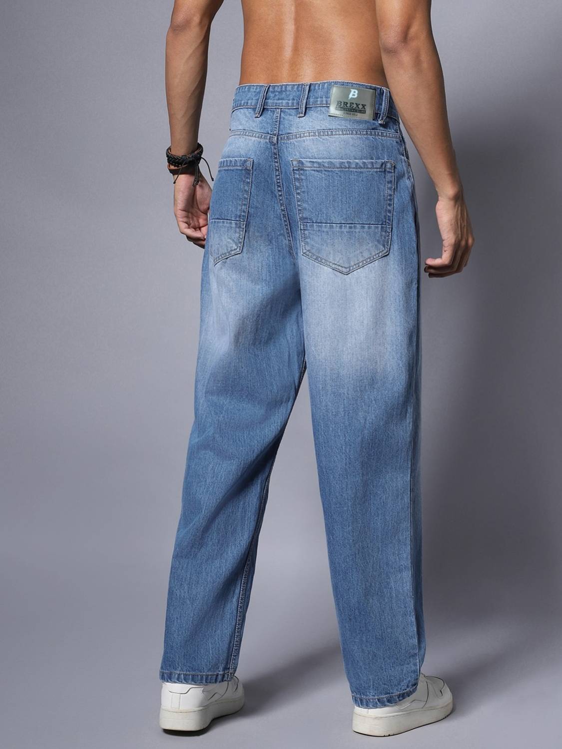 BREXX Straight Fit Men Blue Jeans - Image 2