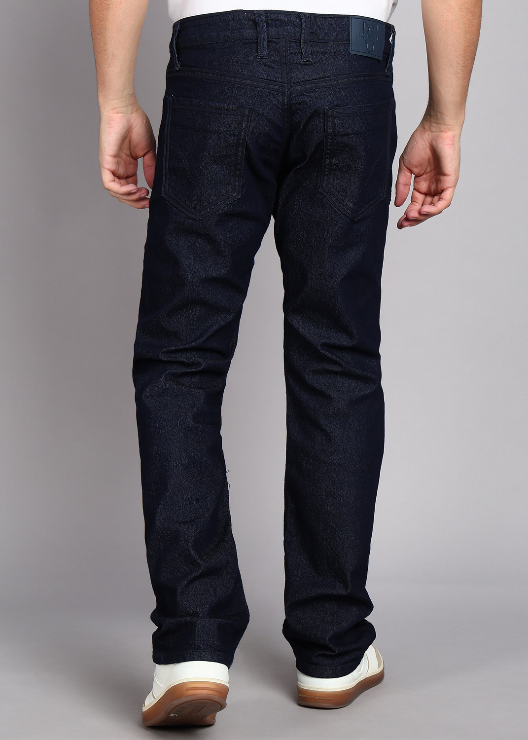 Image of INTEGRITI Men Regular Mid Rise Dark Blue Jeans