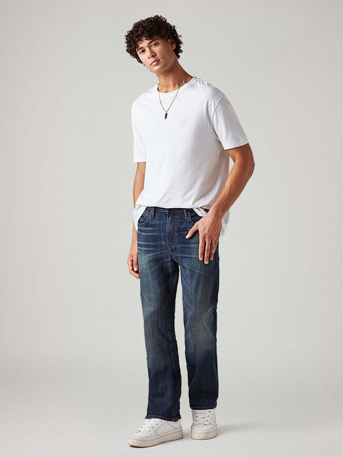 Image of LEVI'S Boot-Leg Men Dark Blue Jeans