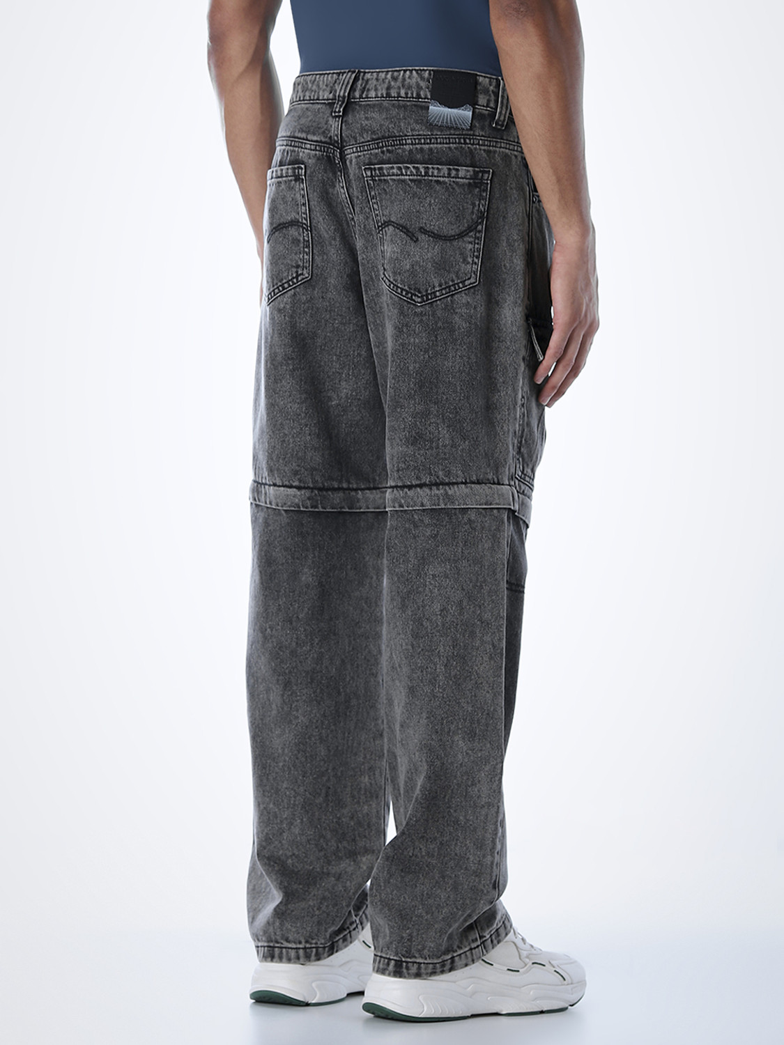 Image of JACK & JONES Loose Fit Men Grey Jeans