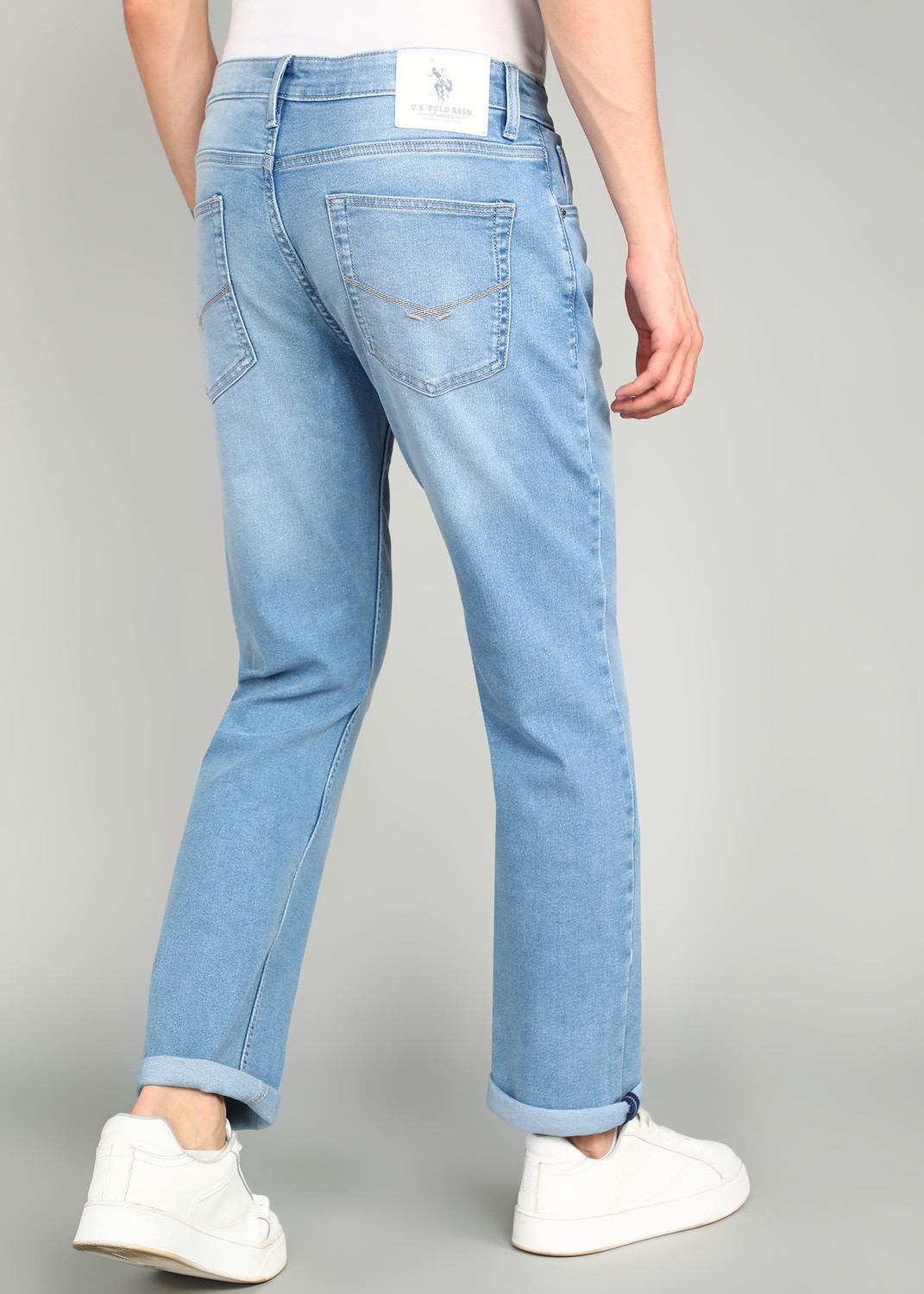Image of U.S. POLO ASSN. Slim Men Blue Jeans