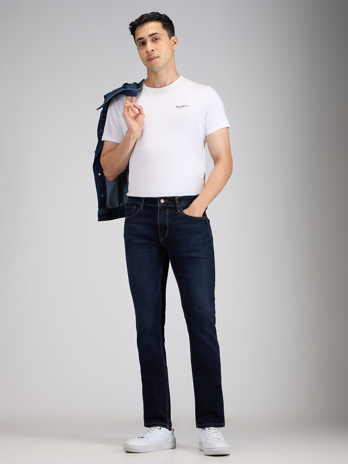 Image of Pepe Jeans Slim Men Blue Jeans
