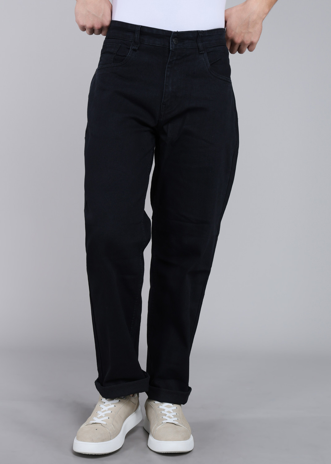 Roadster Relaxed Fit Men Black Jeans