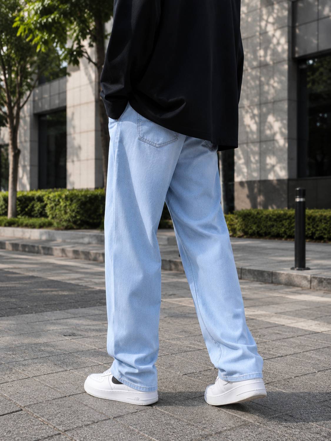DENIMJEANS77 Straight Fit Men Light Blue Jeans - Image 2