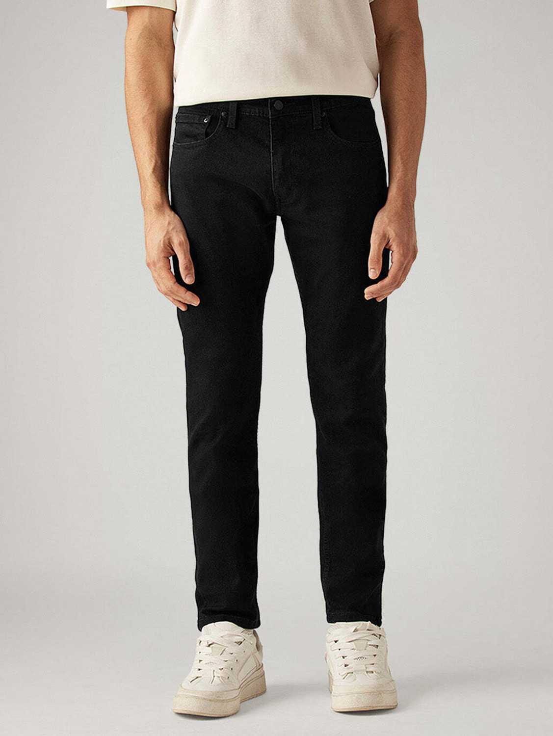 Image of LEVI'S Tapered Fit Men Black Jeans