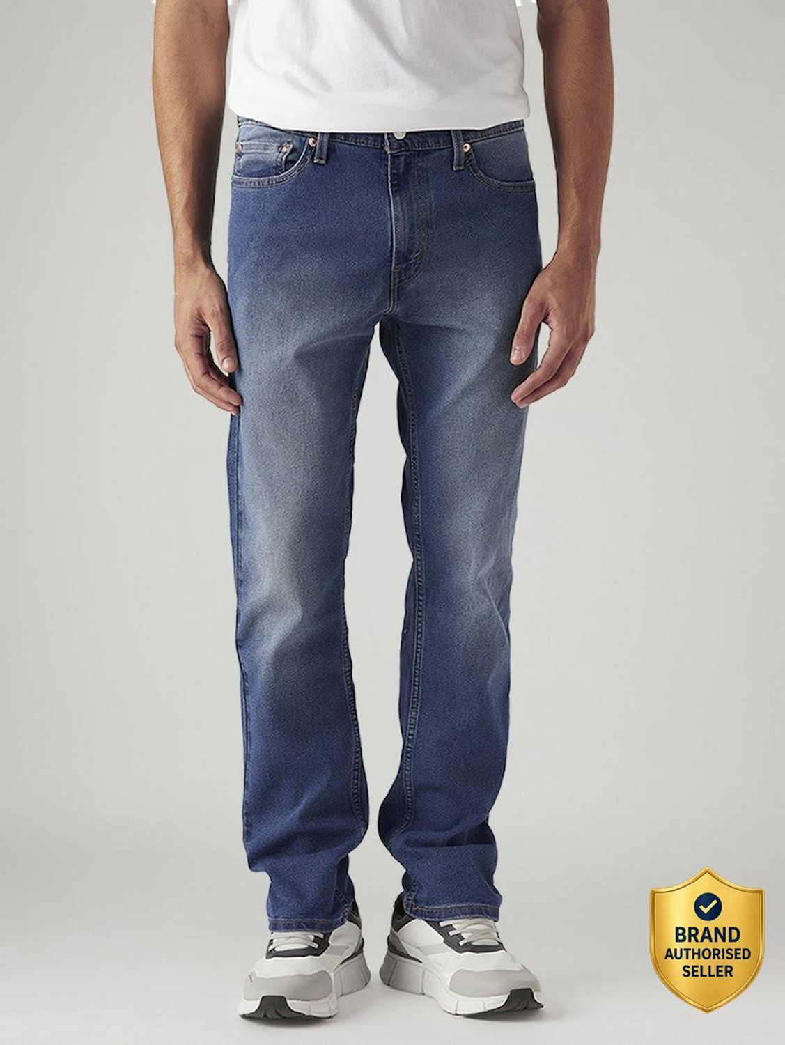 Image of LEVI'S Straight Fit Men Blue Jeans