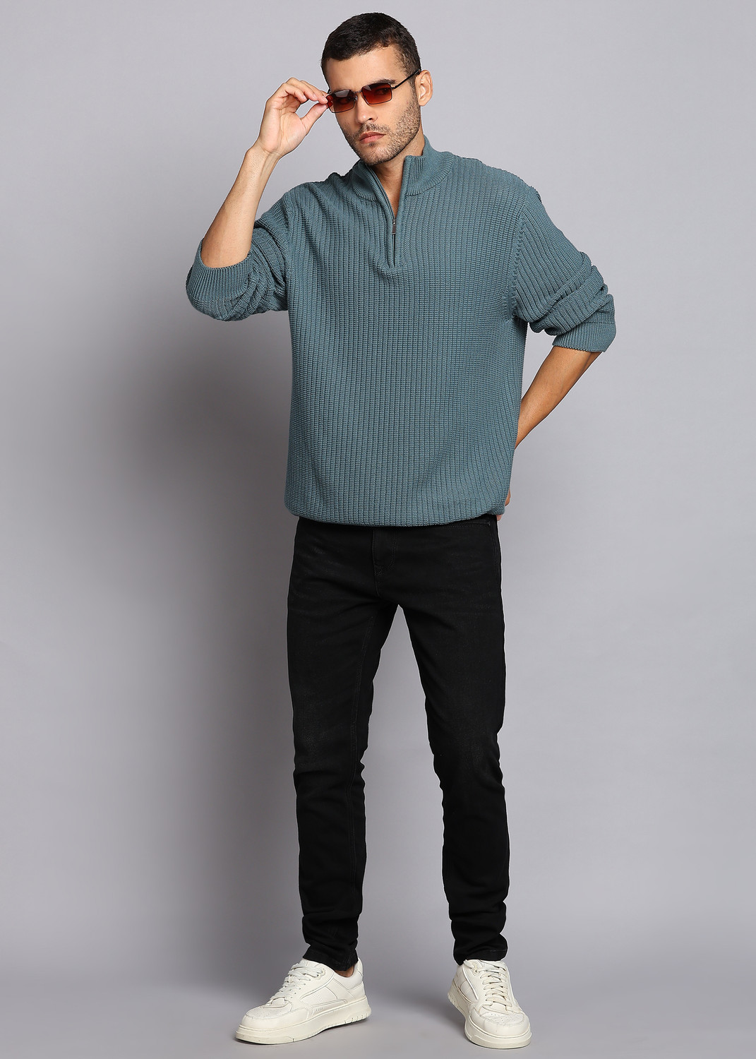 Image of LAWMAN Skinny Men Black Jeans