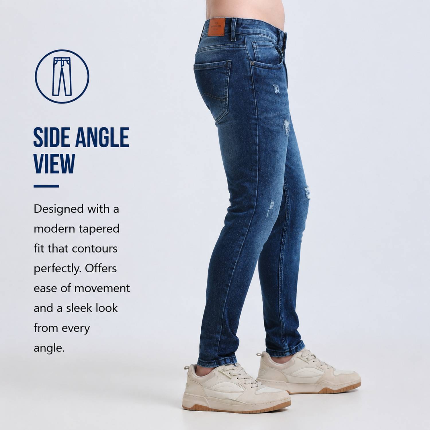 USD Skinny Men Blue Jeans - Image 3