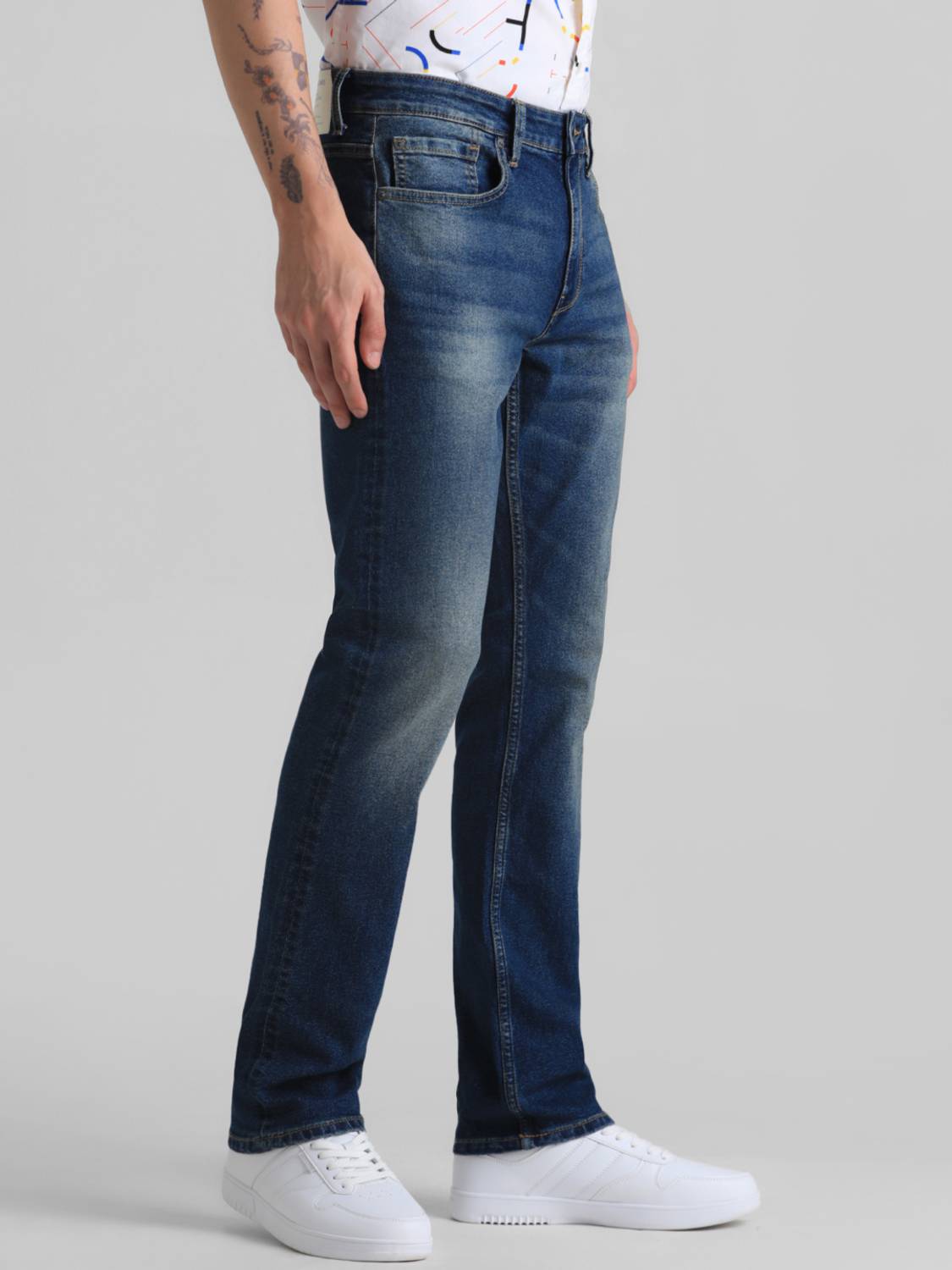 JACK & JONES Regular Men Dark Blue Jeans - Image 2