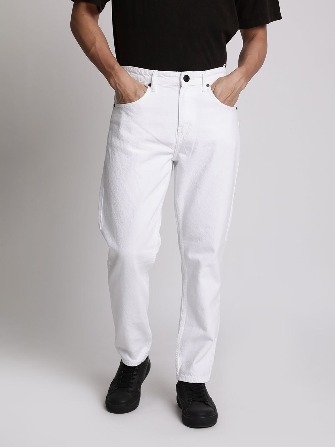 Image of Bene Kleed Regular Men White Jeans