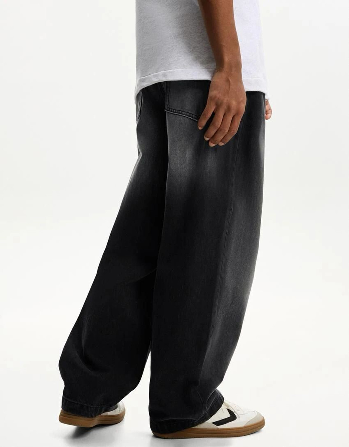 Image of 9XDenims Baggy Fit Men Black Jeans