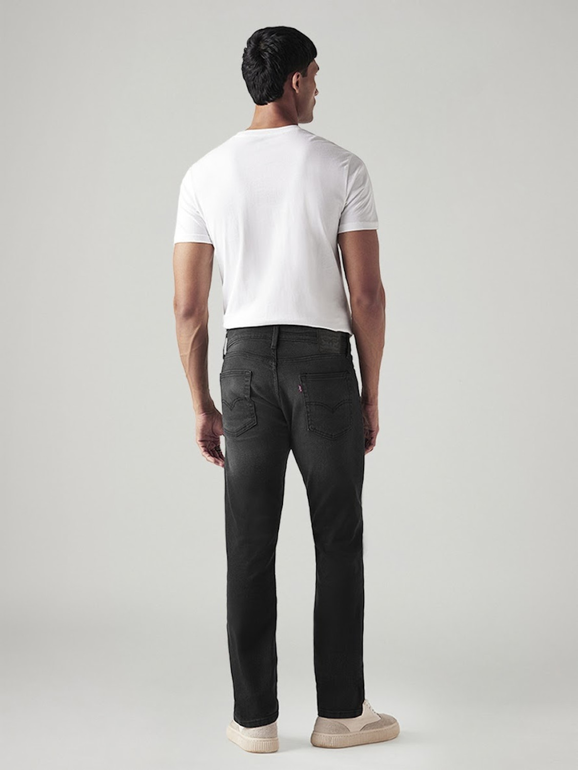Image of LEVI'S Straight Fit Men Dark Grey Jeans